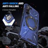 Ring Holder kryt Magsafe na Samsung Galaxy S24 5G - Námornícka modrá