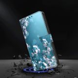Peňaženkové 3D puzdro Crystal na Motorola Moto G34 G5 - Slivkový kvet