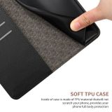 Peňaženkové kožené puzdro Rhombic Grid na Samsung Galaxy S24 5G - Čierna