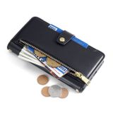 Peňaženkové kožené puzdro Lite Sheep Texture na Moto G84 - Čierna