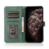 Peňaženkové kožené puzdro Dual-color na OPPO Reno10 5G/10 Pro 5G - Modrá/Zelená