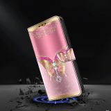 Peňaženkové 3D puzdro na Galaxy A35 5G - Motýľ s Diamantom