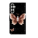 Peňaženkové 3D puzdro na Galaxy A35 5G - Diamantový Motýľ