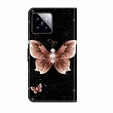 Peňaženkové 3D puzdro na Xiaomi 14 Pro - Pink Diamond Butterfly