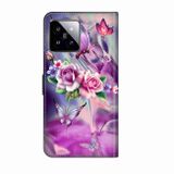 Peňaženkové 3D puzdro na Xiaomi 14 Pro - Butterfly