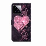 Peňaženkové 3D puzdro na Xiaomi 14 Pro - Lace Love