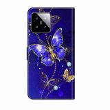 Peňaženkové 3D puzdro na Xiaomi 14 Pro - Diamond Butterfly