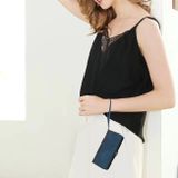 Peňaženkové kožené puzdro Double Fold na Xiaomi Redmi Note 13 4G - Kráľovská modrá