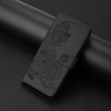 Peňaženkové kožené puzdro Datura na Xiaomi 14 - Čierna