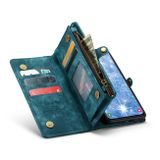 Multifunkčné peňaženkové puzdro CaseMe Detachable na Samsung Galaxy S24 5G - Modrá