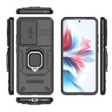 Kryt Magnetic Holder Armor Camshield na OPPO Reno11 F 5G - Čierna