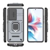 Kryt Magnetic Holder Armor Camshield na OPPO Reno11 F 5G - Šedá