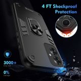 Kryt Magnetic Holder Armor Shockproof na OPPO Reno11 F 5G - Čierna