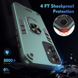 Kryt Magnetic Holder Armor Shockproof na OPPO Reno11 F 5G - Zelená