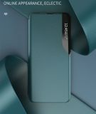 Peňaženkové kožené puzdro na Xiaomi Redmi 9C - zelená