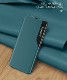 Peňaženkové kožené puzdro na Xiaomi Redmi 9C - zelená