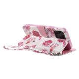 Peňaženkové 3D puzdro na iPhone 12/12 Pro - Flamingo
