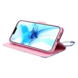 Peňaženkové 3D puzdro na iPhone 12/12 Pro - Flamingo