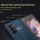 Kožený kryt SULADA Leather na Samsung Galaxy Z Fold5 - Hnedá