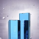 Knižkové puzdro Electroplating Mirror na Samsung Galaxy M51 - Strieborná