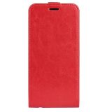 Peňaženkové kožené puzdro VERTICAL na Honor X8 4G – Červená