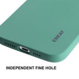 Gumený kryt SILICONE ENKAY na iPhone 14 Pro Max - Tmavozelená