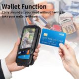 Peňaženkové kožené puzdro Zipper Wallet na Motorola Edge 30 Ultra - Čierna