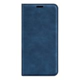 Peňaženkové kožené puzdro Retro-skin na Oppo A58 5G - Tmavo modrá