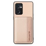 Gumený kryt Carbon Card na Oppo Reno 7 5G - Khaki