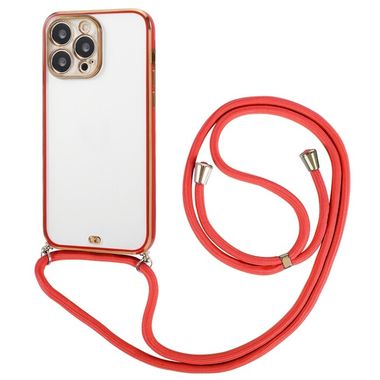 Akrylový kryt 2v1 na iPhone 14 Pro Max - Červená