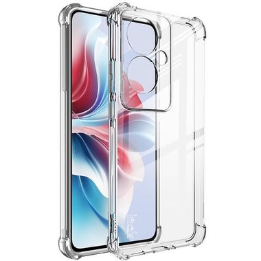 Gumenný kryt IMAK Airbag na OPPO Reno 11 F 5G - Priehladná