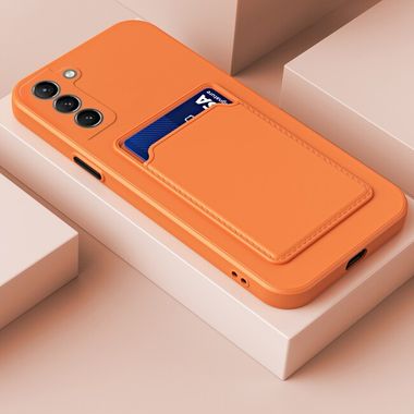Gumený kryt CARD na Samsung Galaxy A14 4G/5G - Oranžová