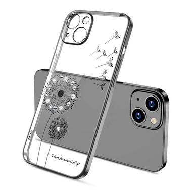 Gumený kryt DIAMOND na iPhone 14 Pro Max - Čierna