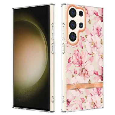 Gumený kryt Flowers na Samsung Galaxy S24 Ultra 5G - Pink Gardenia