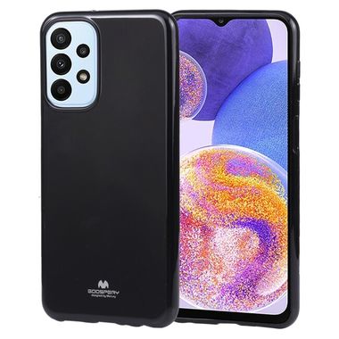 Gumený kryt GOOSPERY PEARL na Samsung Galaxy A23 5G - Čierna