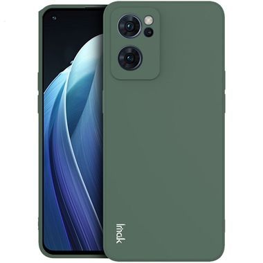 Gumený kryt IMAK UC-4 na Oppo Reno 7 5G - Tmavá zelená