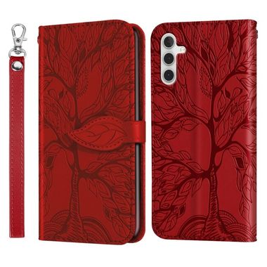 Gumený kryt LIFE TREE na Samsung Galaxy A14 4G/5G - Červená