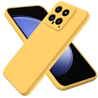 Gumený kryt Liquid na Xiaomi 14 - Žltá