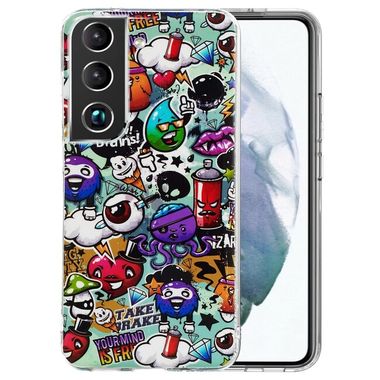 Gumený kryt LUMINOUS na Samsung Galaxy S22 Plus 5G - Graffiti