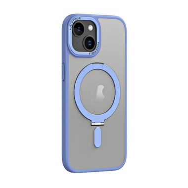Gumený kryt Magsafe na iPhone 15 - Svetlo modrá