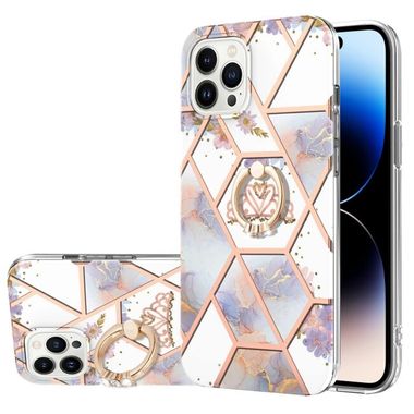 Gumený kryt MARBLE na iPhone 14 Pro Max - Imperial Crown