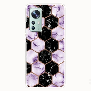 Gumený kryt Marble na Xiaomi 12 Pro - A2