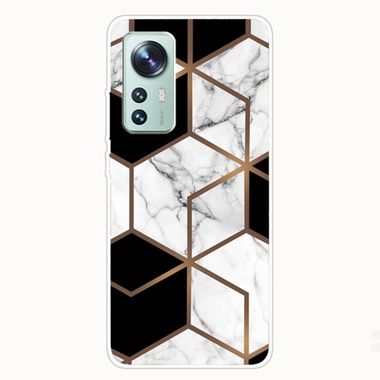 Gumený kryt Marble na Xiaomi 12 Pro - A3