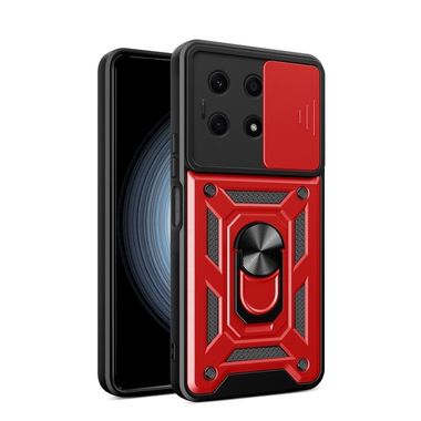 Gumený kryt na Sliding Camera Honor X8a - Červená