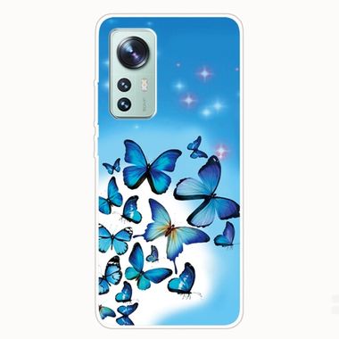 Gumený kryt na Xiaomi 12 Pro - Blue Butterfly