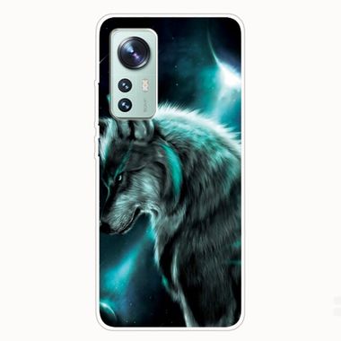 Gumený kryt na Xiaomi 12 Pro - Moonlight Wolf