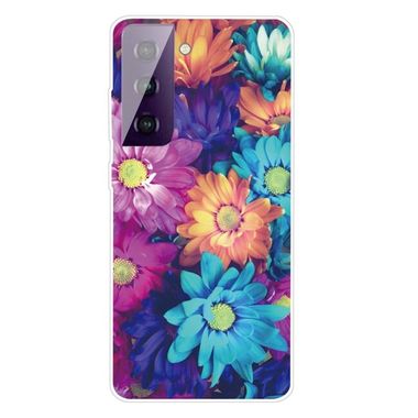 Gumený kryt PAINTED na Samsung Galaxy S21 Plus 5G - Color Chrysanthemum