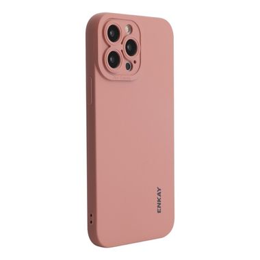 Gumený kryt SILICONE ENKAY na iPhone 14 Pro Max - Ružová