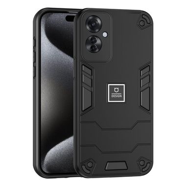 Hybridný kryt Shockproof na OPPO Reno11 F 5G - Čierna