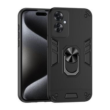 Kryt Magnetic Holder Armor Shockproof na OPPO Reno11 F 5G - Čierna